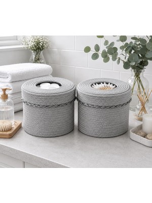 Ck Desing Bohem Galoş Sepeti  2 Adet 25×25
