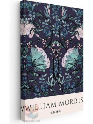 Artarilion Kanvas Tablo Kanvas William Morris 1 Oturma Odası Salon Ofis Tablosu Ev Dekorasyonu