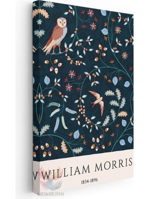 Artarilion Kanvas Tablo Kanvas William Morris 5 Oturma Odası Salon Ofis Tablosu Ev Dekorasyonu