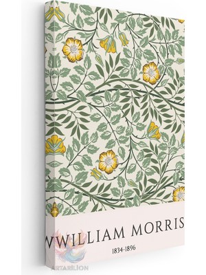 Artarilion Kanvas Tablo Kanvas William Morris 8 Oturma Odası Salon Ofis Tablosu Ev Dekorasyonu