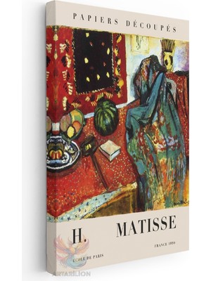 Artarilion Kanvas Tablo Kanvas Henri Matisse 2 Oturma Odası Salon Ofis Tablosu Ev Dekorasyonu