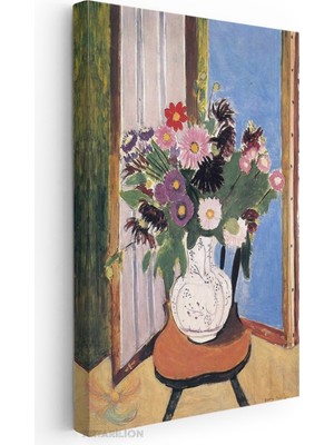 Artarilion Kanvas Tablo Kanvas Henri Matisse Les Marguerites Oturma Odası Salon Ofis Tablosu Ev Dekorasyonu