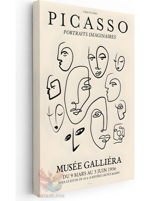 Artarilion Kanvas Tablo Kanvas Picasso 7 Oturma Odası Salon Ofis Tablosu Ev Dekorasyonu