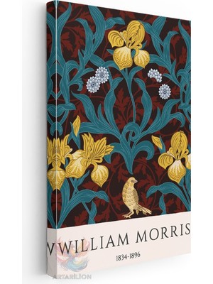 Artarilion Kanvas Tablo Kanvas William Morris 4 Oturma Odası Salon Ofis Tablosu Ev Dekorasyonu
