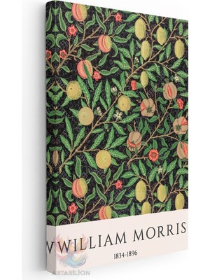 Artarilion Kanvas Tablo Kanvas William Morris 6 Oturma Odası Salon Ofis Tablosu Ev Dekorasyonu