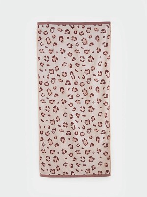 LC Waikiki Leopar Desenli Kadın Plaj Havlusu 70X150 cm  (S6)
