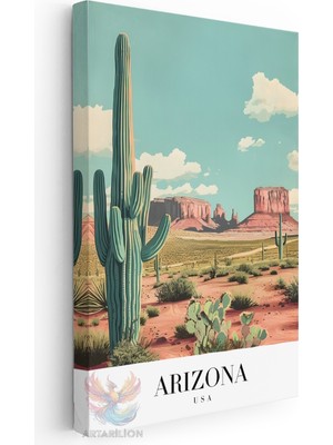 Artarilion Kanvas Tablo Kanvas Arizona Usa Oturma Odası Salon Ofis Tablosu Ev Dekorasyonu