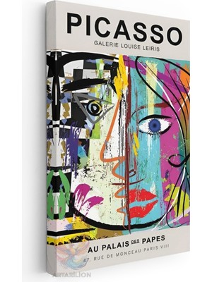 Artarilion Kanvas Tablo Kanvas Picasso 1 Oturma Odası Salon Ofis Tablosu Ev Dekorasyonu