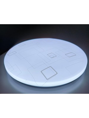 Leday Sıva Üstü LED Panel 35W Dekoratif Armatür Desenli (Beyaz Işık 6500K)