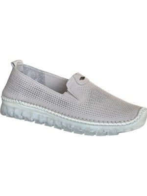 Cex 26Y NBL13 Vizon Kadın Comfort Deri Ayakkabı