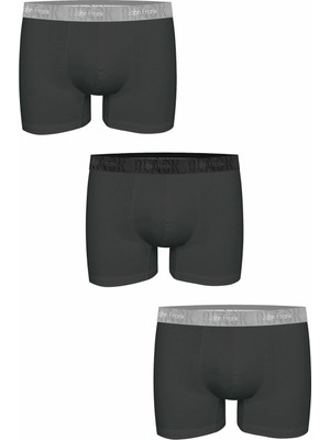 John Frank Üçlü Paket Erkek Boxer JF3BBLK02