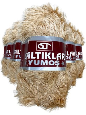 Saltıklar 5 Adet Yumoş Sakallı El Örgü Ipi Yünü 100