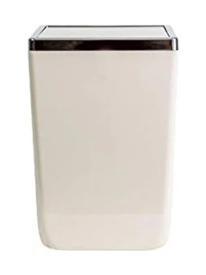 Esranın Dünyası Kapaklı Plastik Kova, 6l Kapasite, Bej Renk