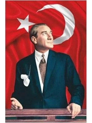 Esranın Dünyası Raşel Kumaş Atatürk Resmi, 200X300 cm Boyut ile Dekoratif