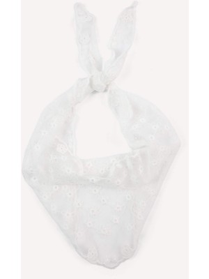 DeFacto Kadın Çiçekli Beyaz Bandana H5492AX26SM