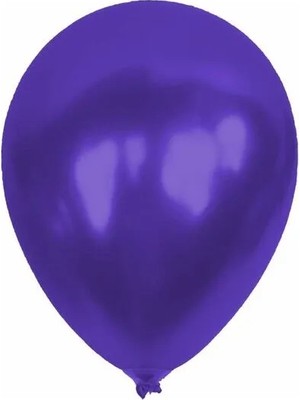 Niyet Balon - Mor Metalik Balon - 100 Adet