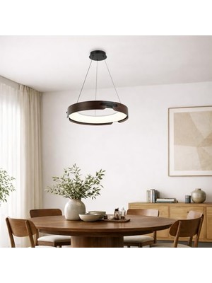 Aisa 58'lik Ledli Siyah Avize 95W 3000-6000K