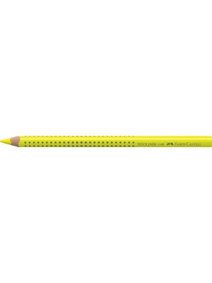 Faber-Castell Jumbo Fosforlu Kalem 1 Adet Sarı Renkli Ahşap Gövde ile Kurşun Kalem