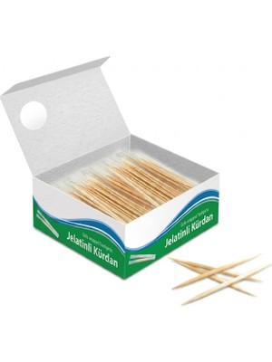 ŞEYLİŞEYLER Şeylişeyler - Jelatinli Kürdan 500'LÜ 5 Paket - Hijyenik Tekli Sargılı Kürdan