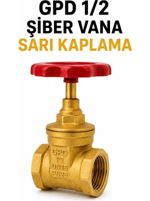 Gpd SBR24 1 1/4 Şiber Vana Sarı Şiber Vana