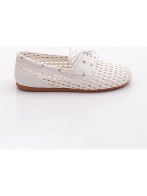 Dgn B00112 Kadin Delikli Oxford Ayakkabi