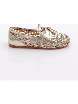 Dgn B00112 Kadin Delikli Oxford Ayakkabi