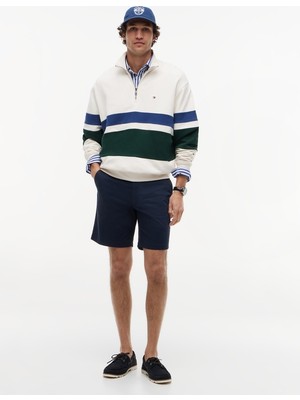 Tommy Hilfiger Dover 8 Inc Ess Twıll Short Erkek Mavi Şort - MW0MW42352