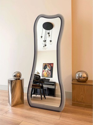 Effe Yapı Dekor 180X70 cm Uv Baskılı Asimetrik Model Ayaklı Boy Aynası