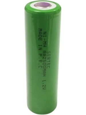 Magicool - 1.2V 2500 Mah - Aa - Nı-Mh Şarjlı Pil - (Başsız / Flat Head)