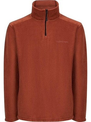 Thermoform Erkek Polar Kazak - Taksim Günlük Kullanımda Nefes Alabilen Polyester Kumaş ile Kiremit