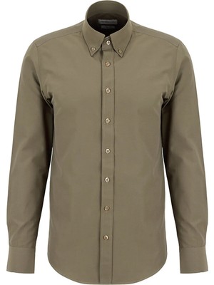 Altınyıldız Classics Haki Erkek Tailored Fit Gömlek ACE201262053