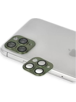 Sb Shopping Iphone 11 Pers Alüminyum Kamera Lens - Yeşil