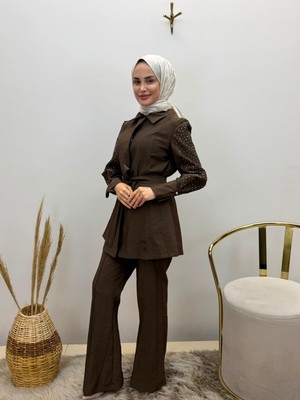 JOOQSTORE Kolları Taş Detaylı Takım