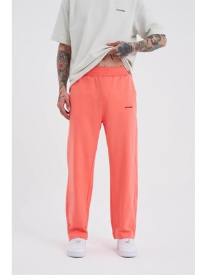 Machinist Clothing Relaxed Basic Baggy Eşofman Altı Elektrik Pembe