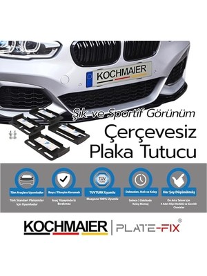 Plate - Fix Çerçevesiz Plaka Tutucu Plakalık