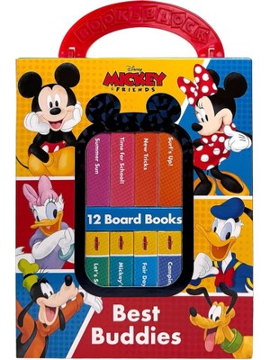 Pi Kids Disney Mickey & Friends - Best Buddies - My First Library 120 Sayfa Eğlenceli Kitaplar