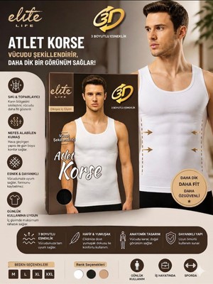Elit Toparlayıcı Korse Erkek Atlet