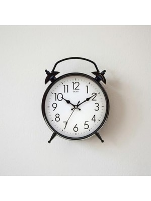 Zenwaya Store Modern Siyah Metal Duvar Saati, 30 cm Büyük Boy, Sessiz Mekanizmalı, Dekoratif, Salon, Ev ve Ofis Için