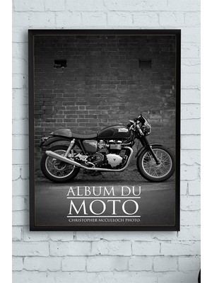 Zenwaya Store (PSTER12763) Motorbike Motorsiklet Çerçeveli Tablo (50X70CM)