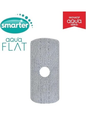 Zenwaya Store Aqua Flat Yedek Temiz & Kirli Suyu Ayırma Özelliği Çift Kova Otomatik Temizlik Seti Mop Paspas
