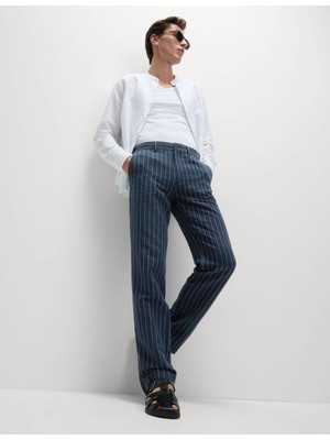 Marks & Spencer Regular Fit Keten Karışımlı Chino