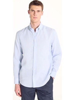 Ted Baker Mavi Erkek Gömlek TBMRSH2034