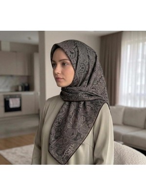 Jawel Kadın-Kız Etnik Desen Motifli Soft Eşarp