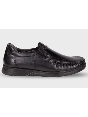 Forelli Zeke-H Erkek Siyah (40-45) Deri Comfort Ayakkabı