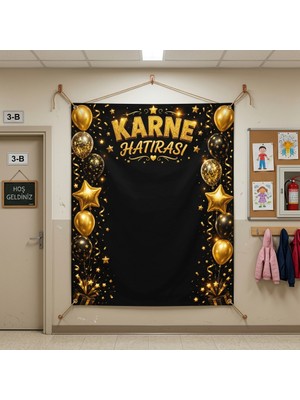 Ti Play Karne Günü Hatıra Fotoğrafı Pvc Vinil Afiş 160 x 200 cm | Tek Parça 02
