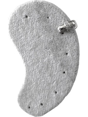 Cesicey Earcuff Sıkıştırmalı Pirinç Kıkırdak Küpe Kare Zirkon Taşlı Gümüş  Renk