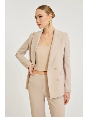 Home Store Blazer Çift Düğmeli Ceket