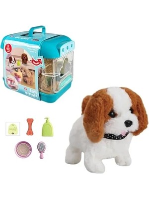 Odea Sesli Işıklı Hareketli Köpek Taşıma Seti, Taşınabilir Çanta ile Eğlenceli Oyun