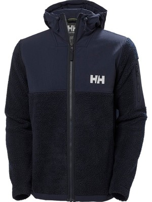 Helly Hansen Patrol Pile Erkek Polar Mont Lacivert Yumuşak Sherpa Havlu Kumaş ile Outdoor Kullanım