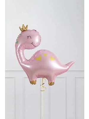 Odea Sevimli Pembe Dinazor Folyo Balon, Doğum Günü Kutlamaları Için